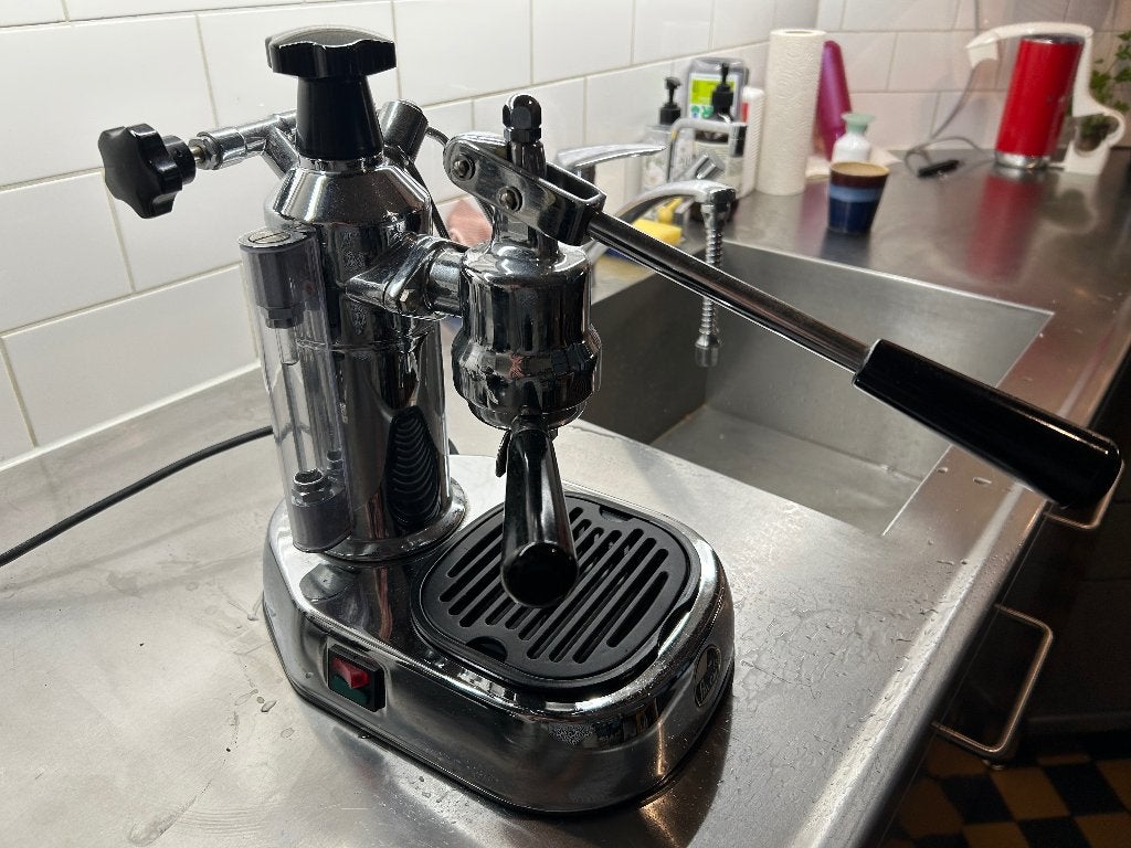 La Pavoni ELQ, Ophalen, Espresso apparaat, Koffiebonen, Zo goed als nieuw