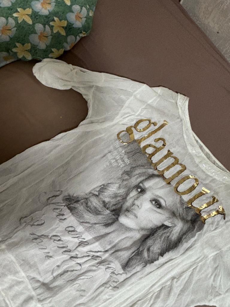 Glamour T-shirt y2k, Kleding | Dames, Ophalen of Verzenden, Zo goed als nieuw, Korte mouw