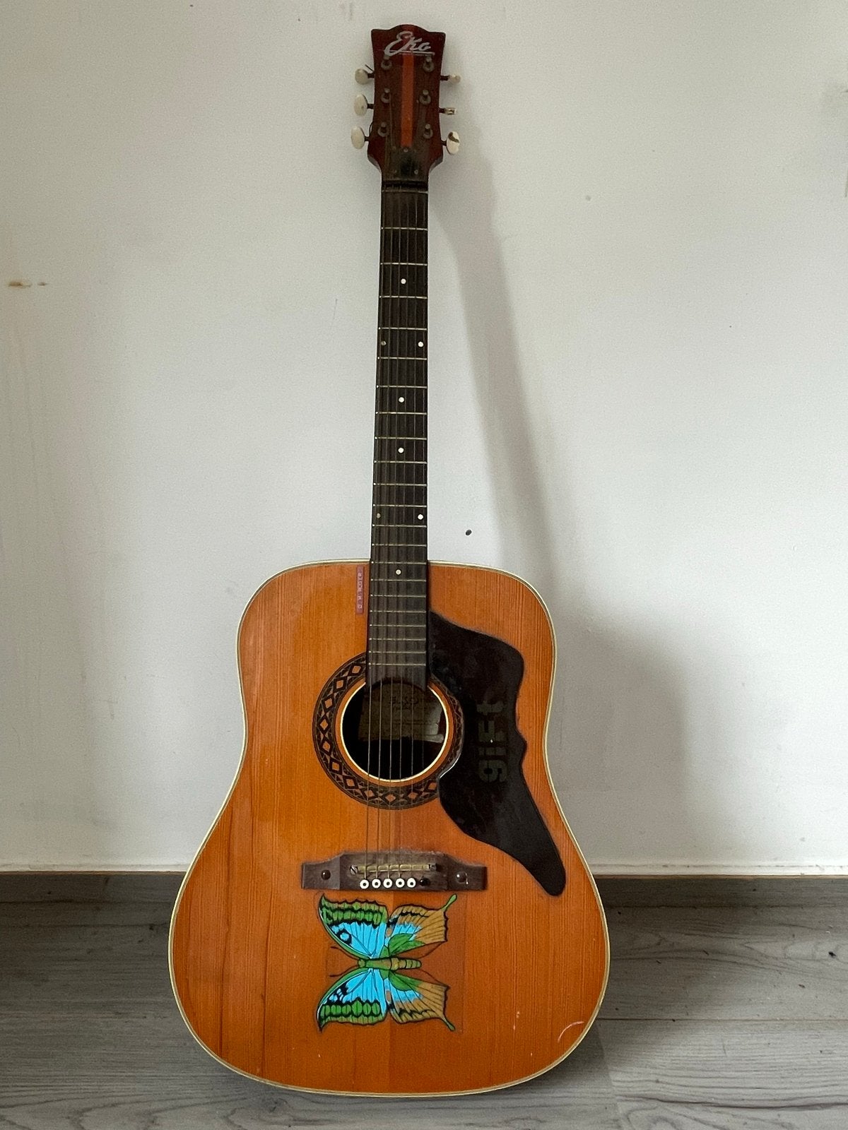 Vintage Eko Gitaar - Made in Recanati Italy, Ophalen, Gebruikt, Western- of Steelstringgitaar