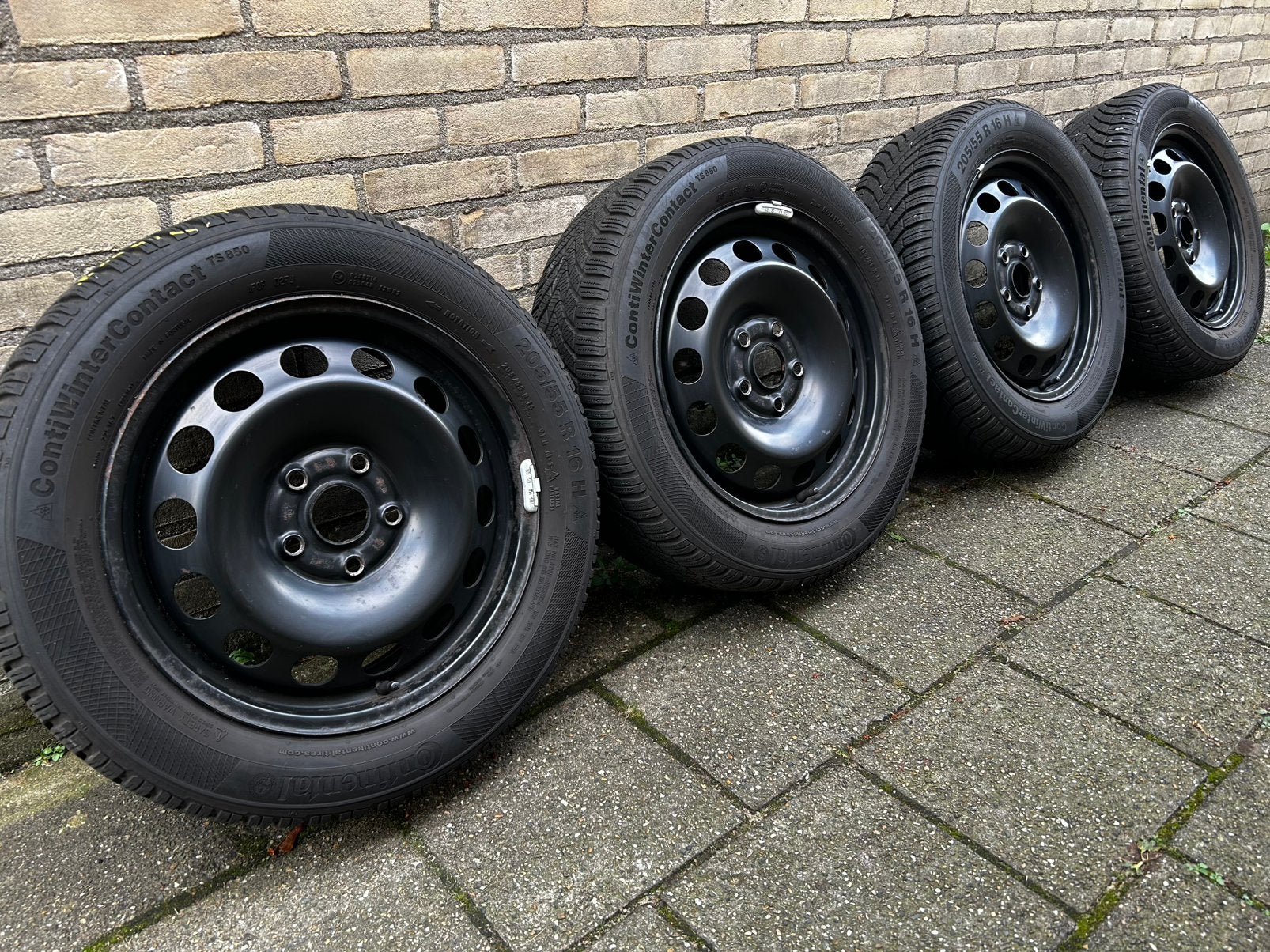 Winterset Golf Caddy Passat A3 A4 Leon Octavia, Ophalen, Gebruikt, 16 inch, Banden en Velgen