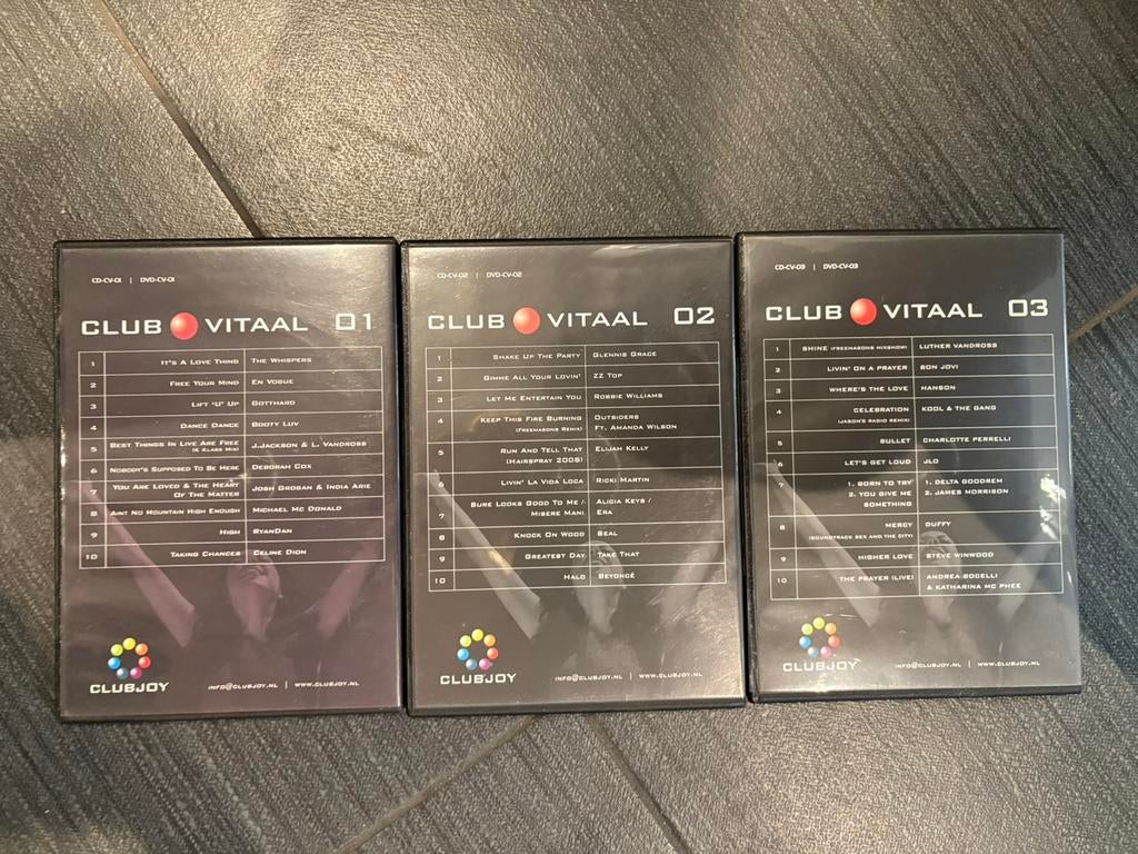 Club joy vitaal dvd en cd 1-2-3, Cursus of Instructie, Yoga, Fitness of Dans, Alle leeftijden, Ophalen of Verzenden