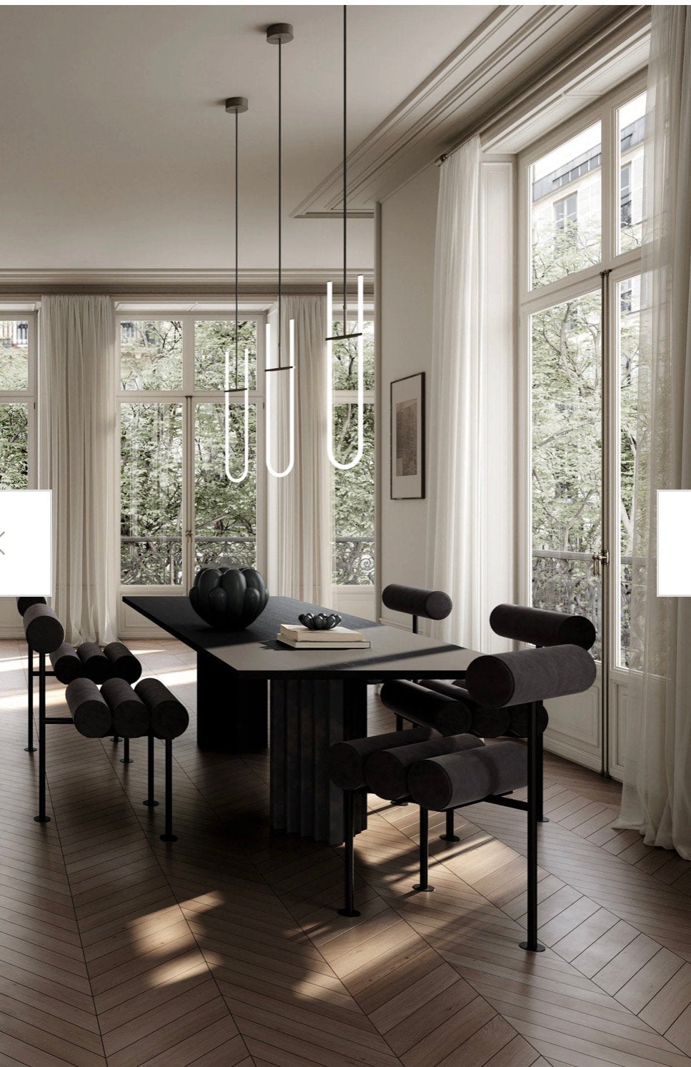 101 Copenhagen Curve Pendant Lamp - Brons, Ophalen of Verzenden, Zo goed als nieuw