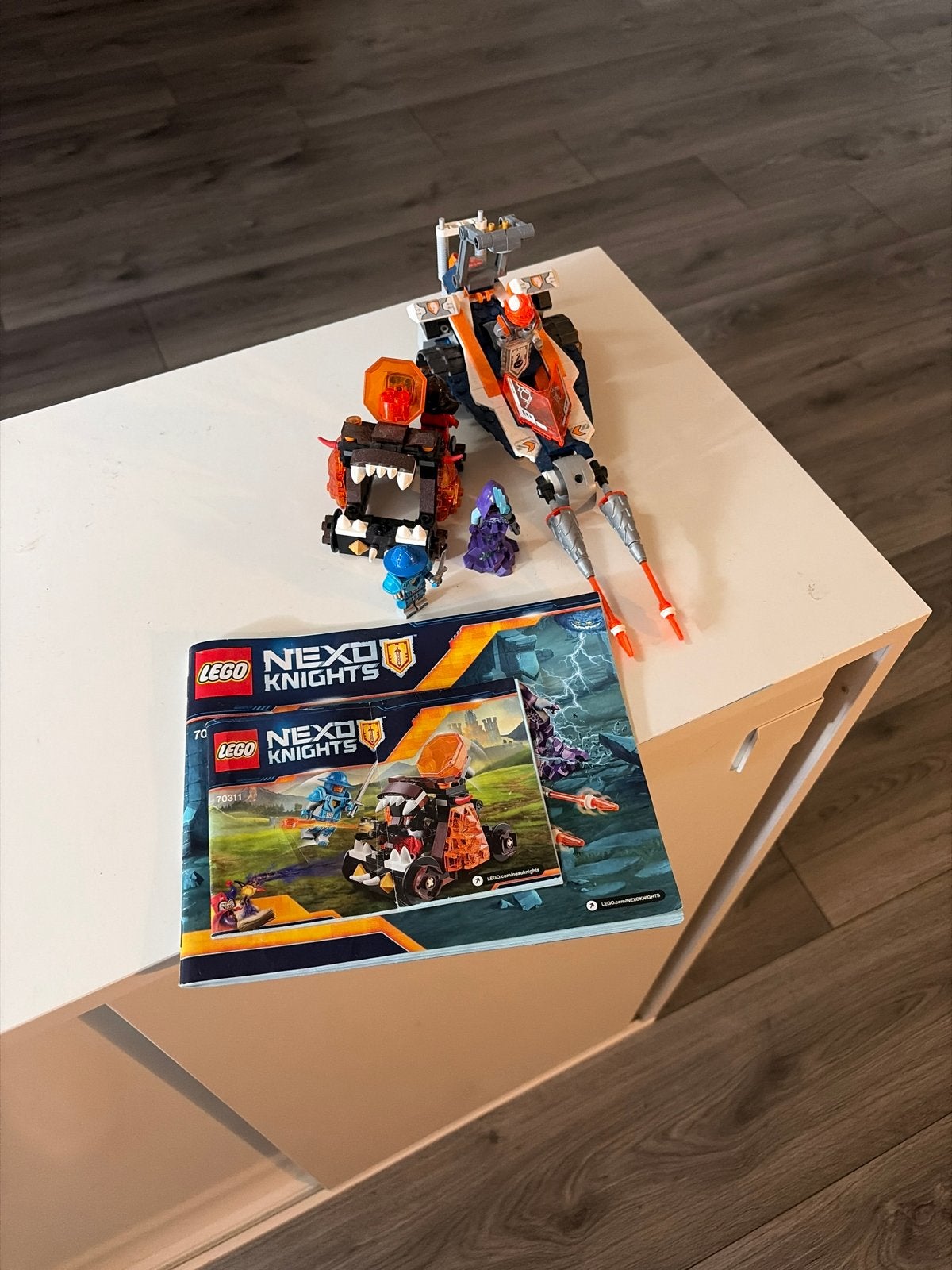 Lego Nexo Knights set 70311: Chaos Katapult, Gebruikt, Lego, Ophalen of Verzenden, Compleet