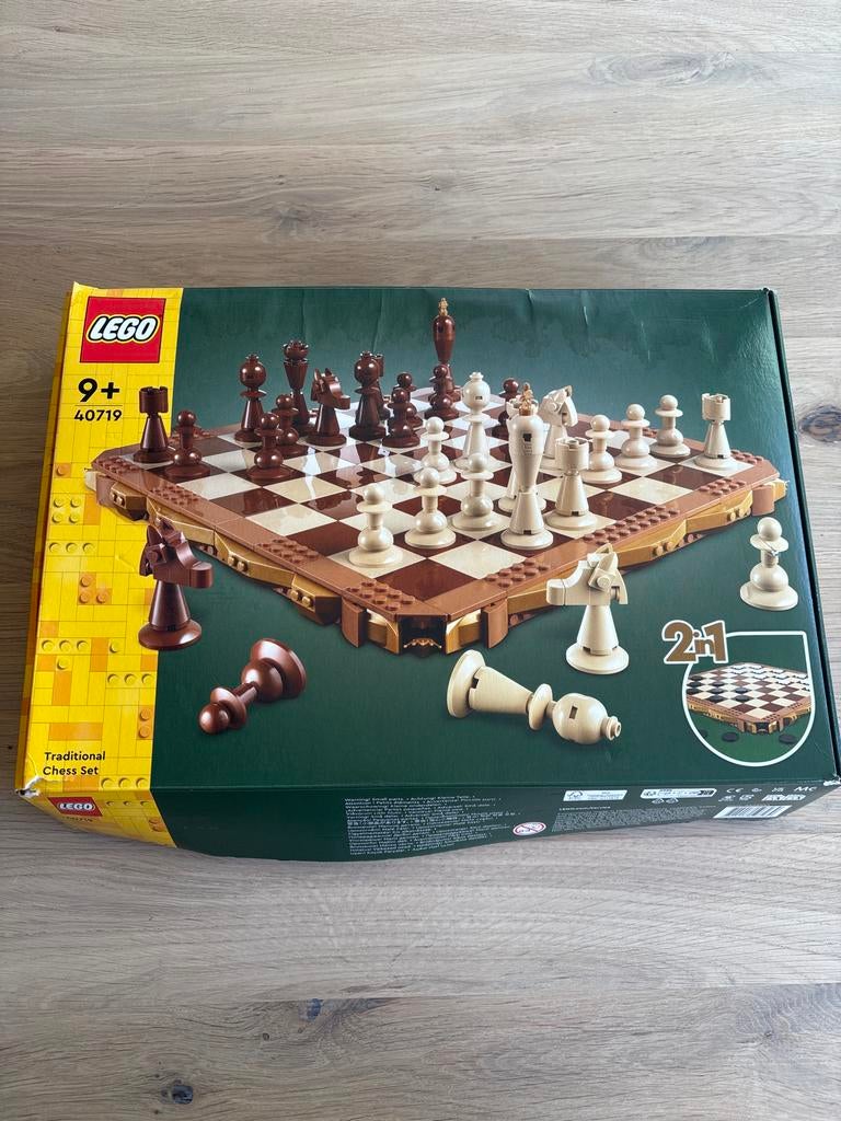 Lego 40719 Traditioneel Schaakspel, Kinderen en Baby's, Speelgoed | Duplo en Lego, Gebruikt, Lego, Complete set, Compleet, Overige thema's