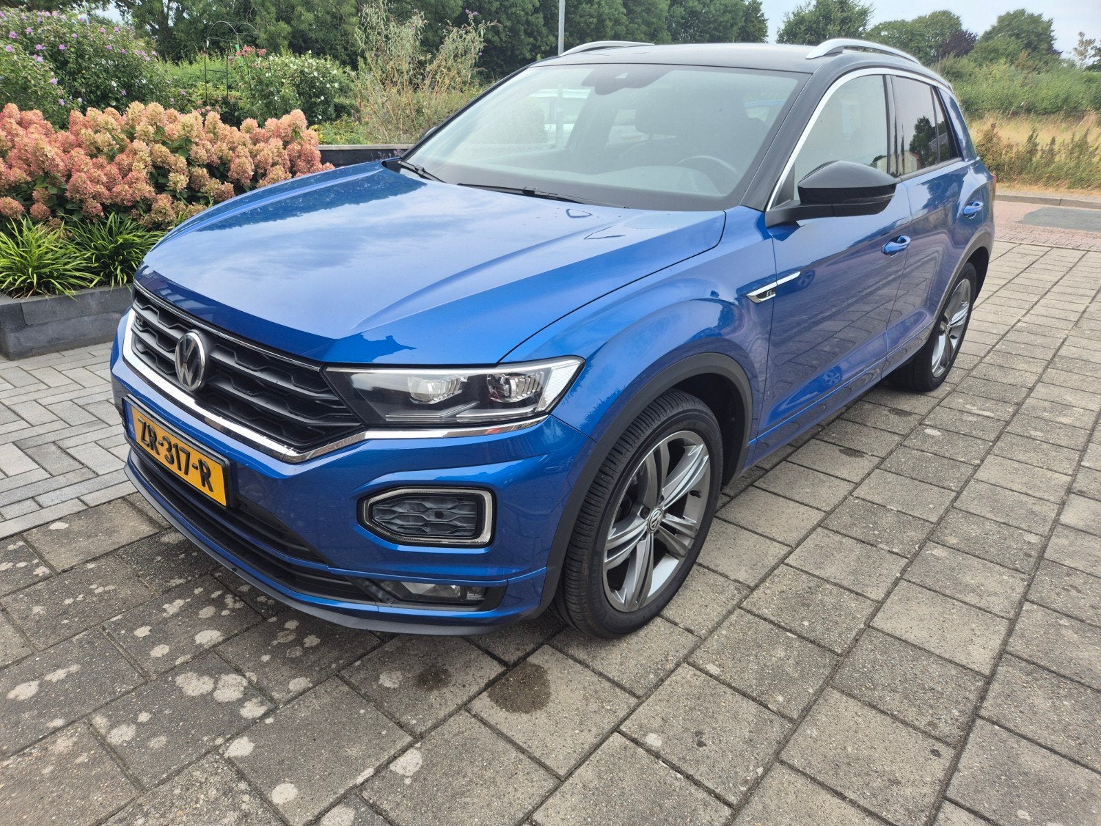 Volkswagen T-Roc 1.5 TSI 150pk 7-DSG 2019 Blauw, Auto's, 1498 cc, 4 cilinders, Blauw, Particulier