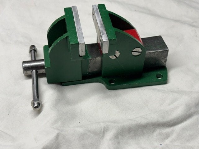 Bankschroef - mini, Doe-het-zelf en Verbouw, Werkbanken, Ophalen, Zo goed als nieuw, Minder dan 70 cm, Bankschroef