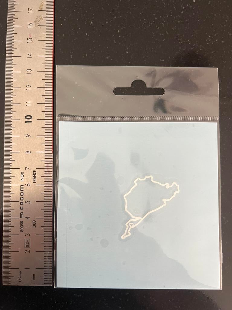 Orginele sticker van de Nürburgring 4cm, Ophalen of Verzenden, Zo goed als nieuw