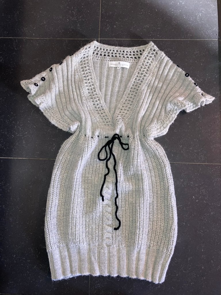 Nieuwe grijze wollen jurk Designers Remix maat M, Kleding | Dames, Maat 38/40 (M), Nieuw, Ophalen of Verzenden, Knielengte