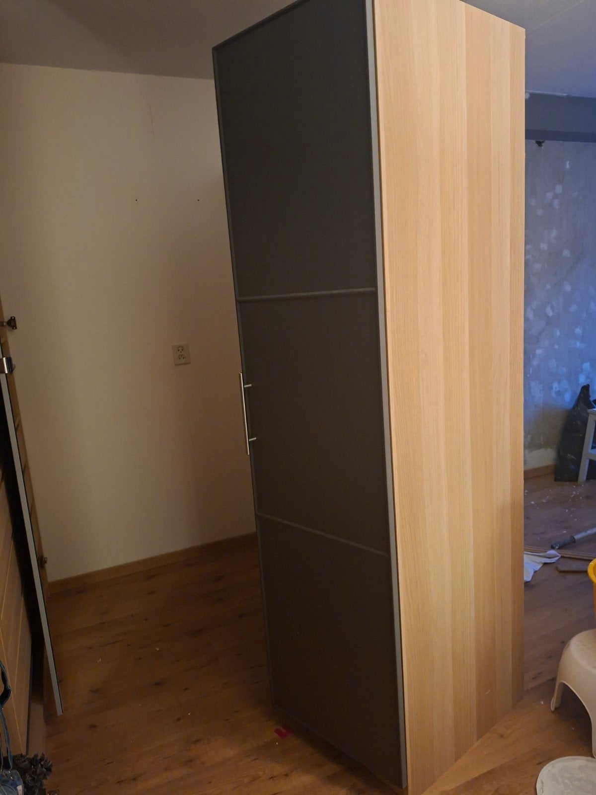 IKEA PAX Kast 50x58x201 met grijze deur., Ophalen, Gebruikt, 200 cm of meer, 50 tot 100 cm