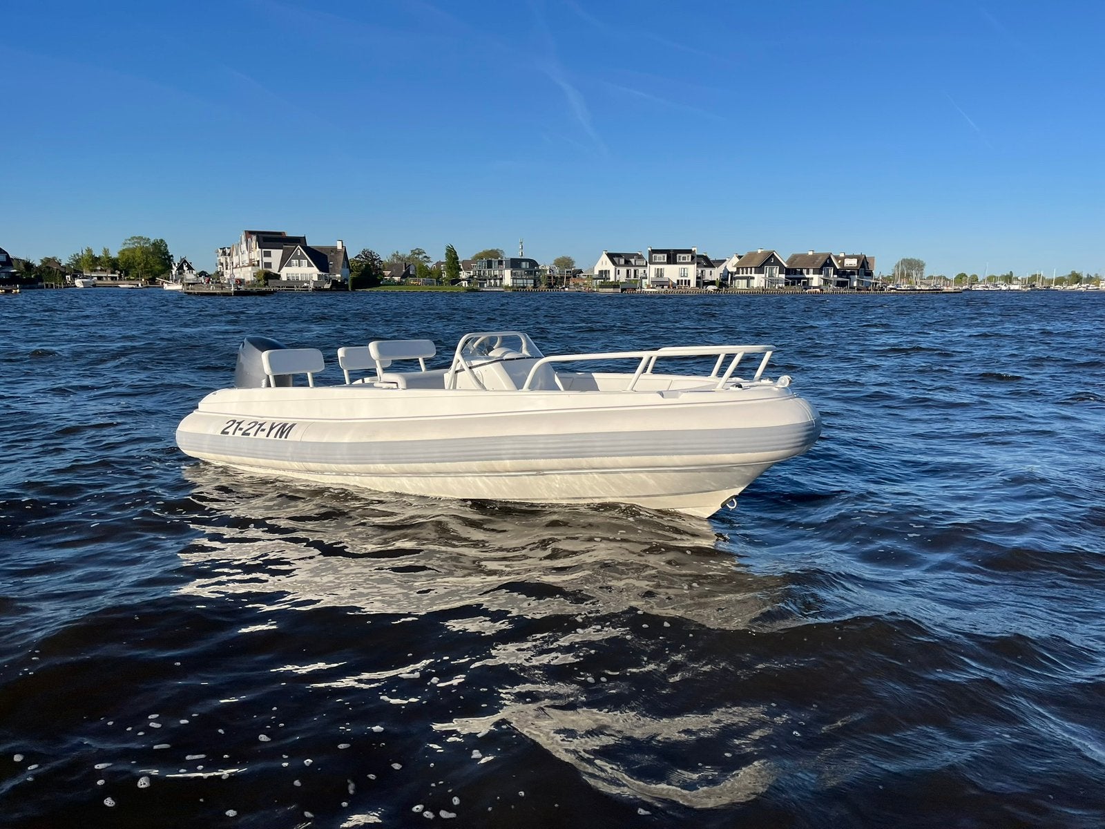 Zodiac Milpro Hurricane - 100 PK Yamaha 4 takt, Watersport en Boten, Rubberboten, Gebruikt, Afdekzeil, Zodiac, 58 m