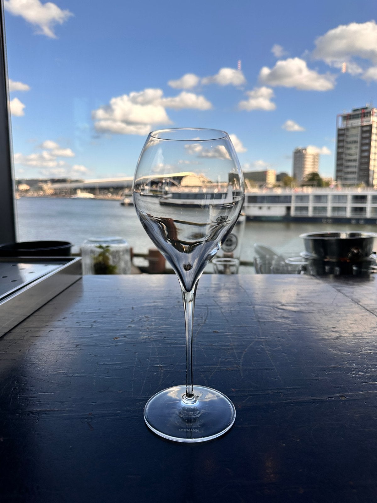 Lehmann Grand Champagne glazen 41cl - 24 stuks, Ophalen, Zo goed als nieuw, Overige merken, Glas