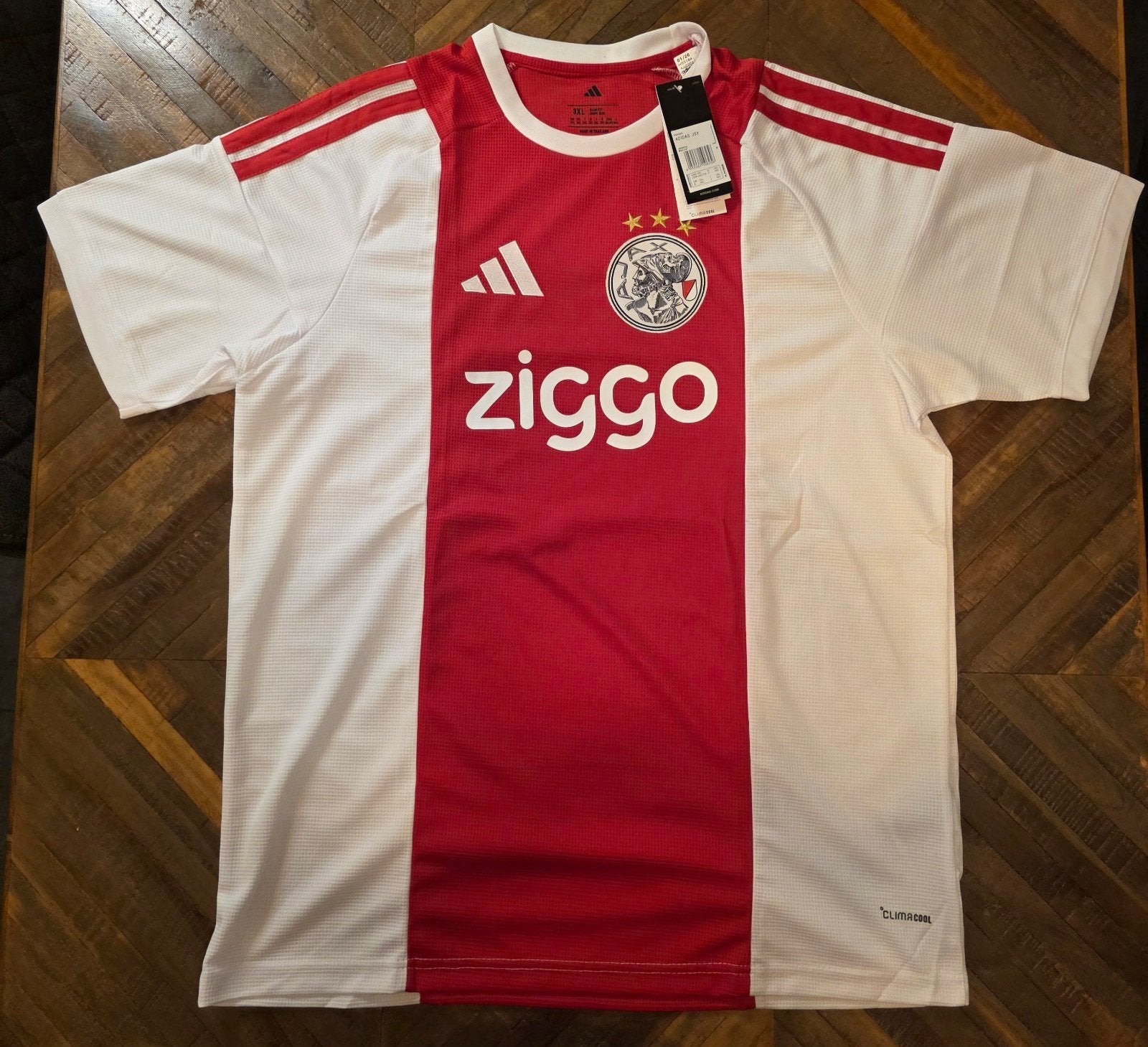 Ajax Thuis Shirt 26/27 - Carrizo - Maat 3XL - Nieuw, Groter dan maat XL, Ophalen of Verzenden, Nieuw, Shirt