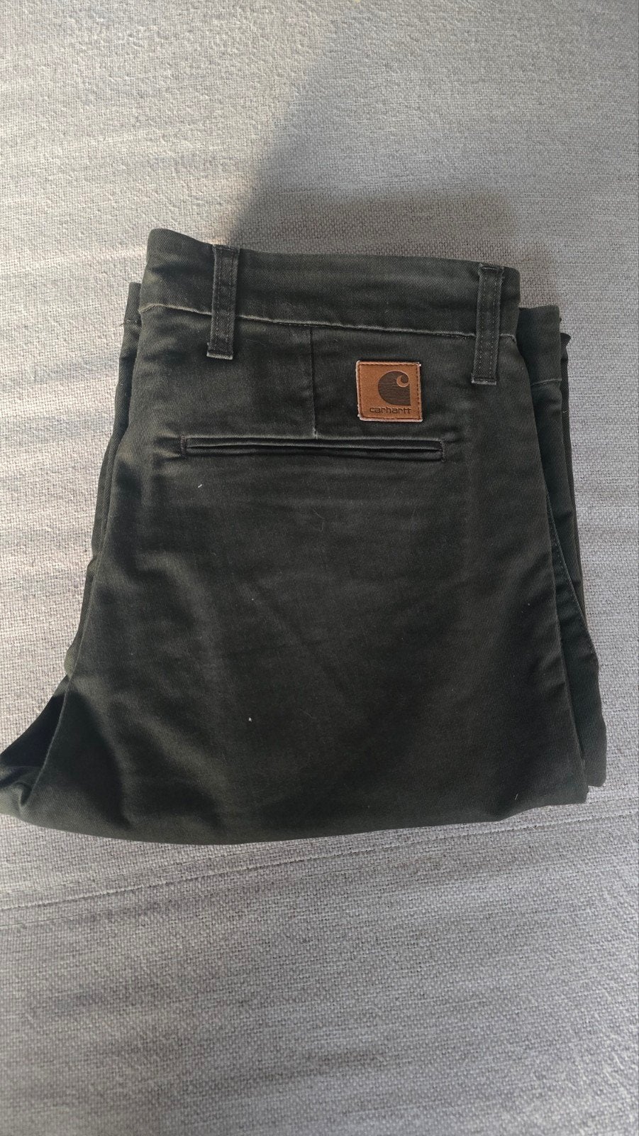 Carhartt WIP Sidney Pant - Donkergroen (31x32), Overige maten, Ophalen of Verzenden, Zo goed als nieuw, Groen