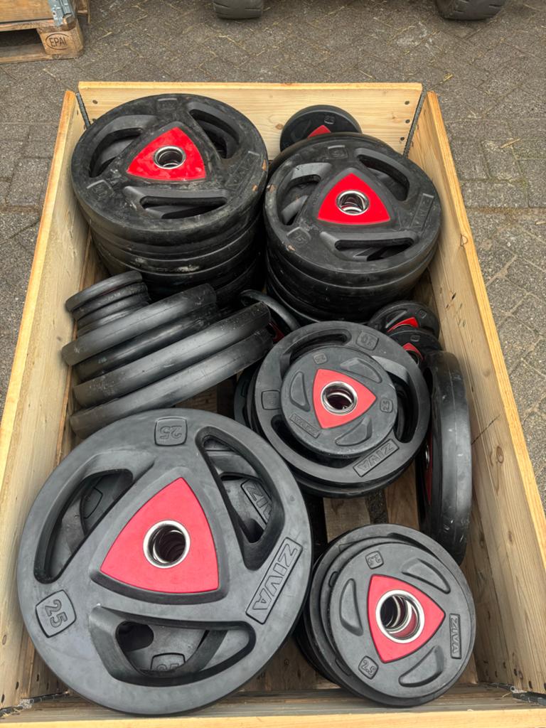 5037,5 kg aan Gebruikte ziva Gewichten, Ziva, Armen, Ziva, Zo goed als nieuw