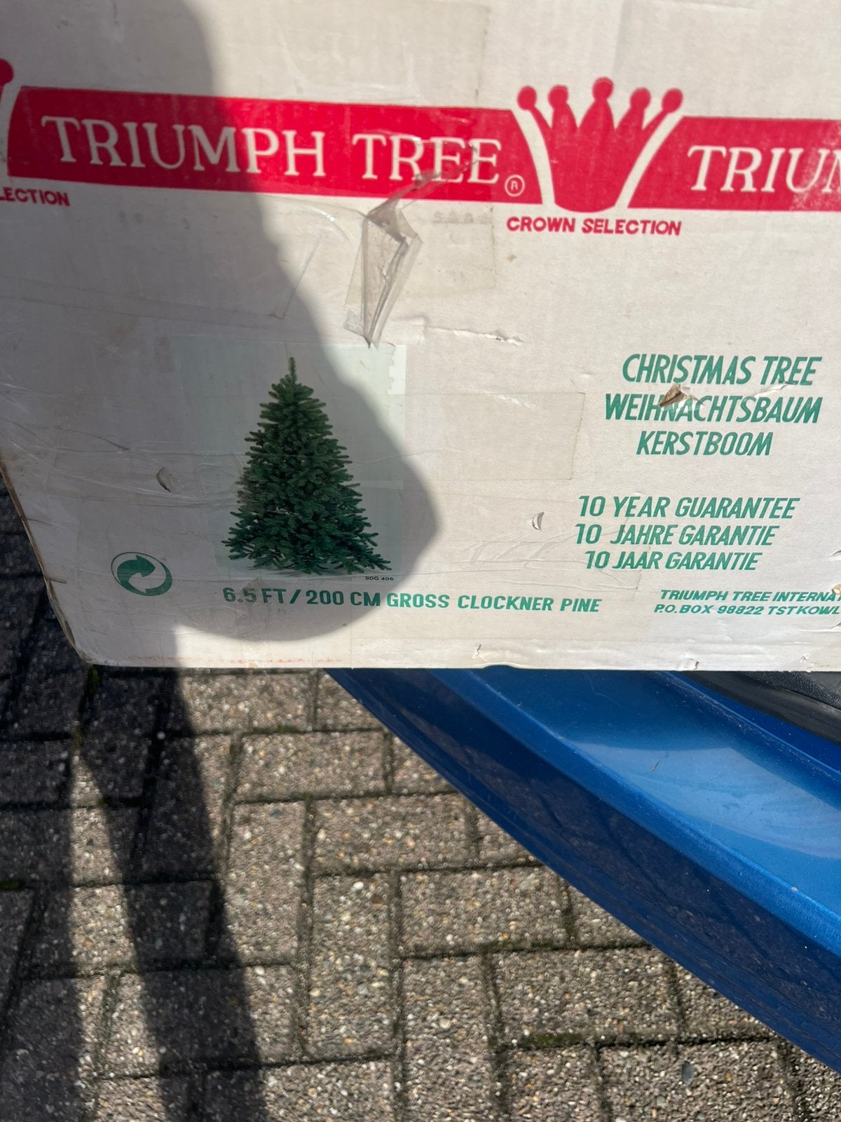 Grote triumph kunst kerstboom, Diversen, Ophalen of Verzenden, Zo goed als nieuw