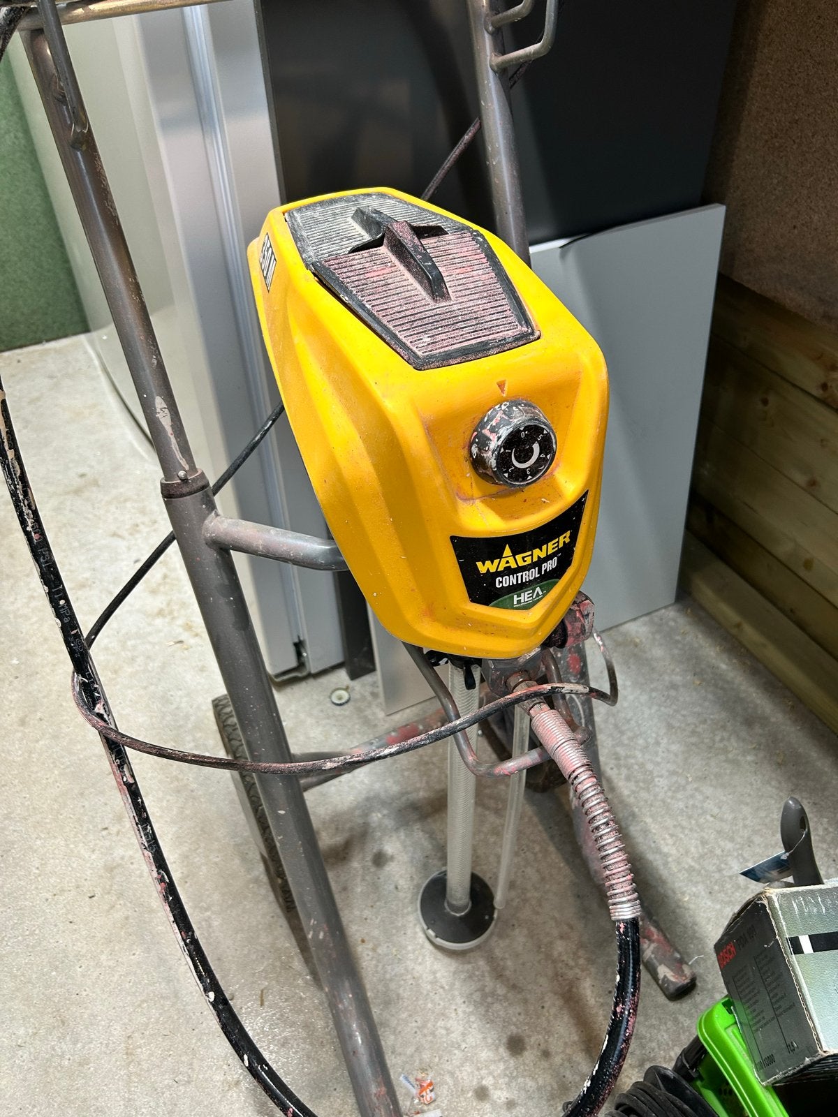 Wagner 350M Airless Verfspuitsysteem, Ophalen, Gebruikt, Verfspuit of Verfpomp