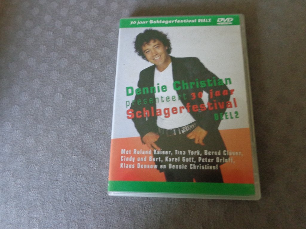 Dennie Christian presenteerd 30 jaar schlagerfestival, Alle leeftijden, Ophalen of Verzenden, Zo goed als nieuw