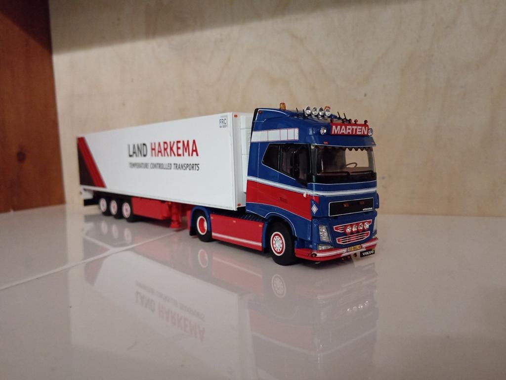 Volvo FH koeloplegger Land Harkema Marten WSI, Hobby en Vrije tijd, Modelauto's | 1:50, Wsi, Wsi, Nieuw, Ophalen of Verzenden
