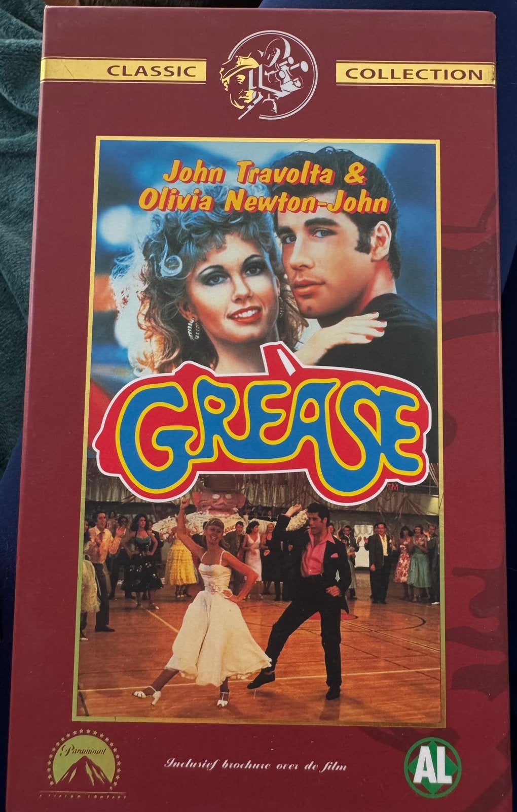 Grease classic collection video in goede staat, Cd's en Dvd's, VHS | Film, Alle leeftijden, Ophalen of Verzenden, Zo goed als nieuw