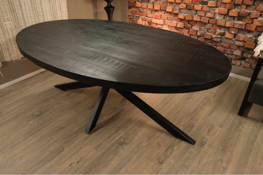 Foto 6 van ZWARTE TAFELS | Mango | 150-240 cm | 3 vorm | PARTIJVERKOOP