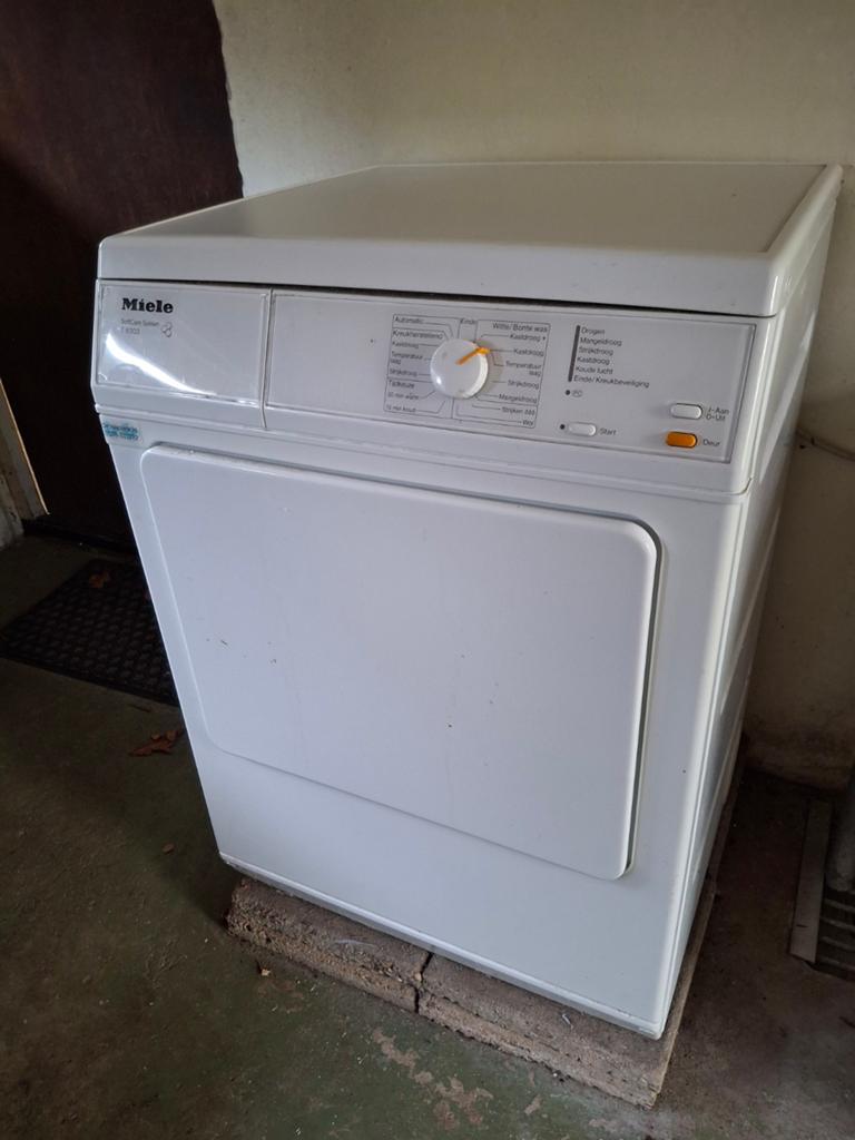 Miele SoftCare System T 8303 Wasdroger, Witgoed en Apparatuur, Wasdrogers, Ophalen, 6 tot 8 kg, Gebruikt, Voorlader