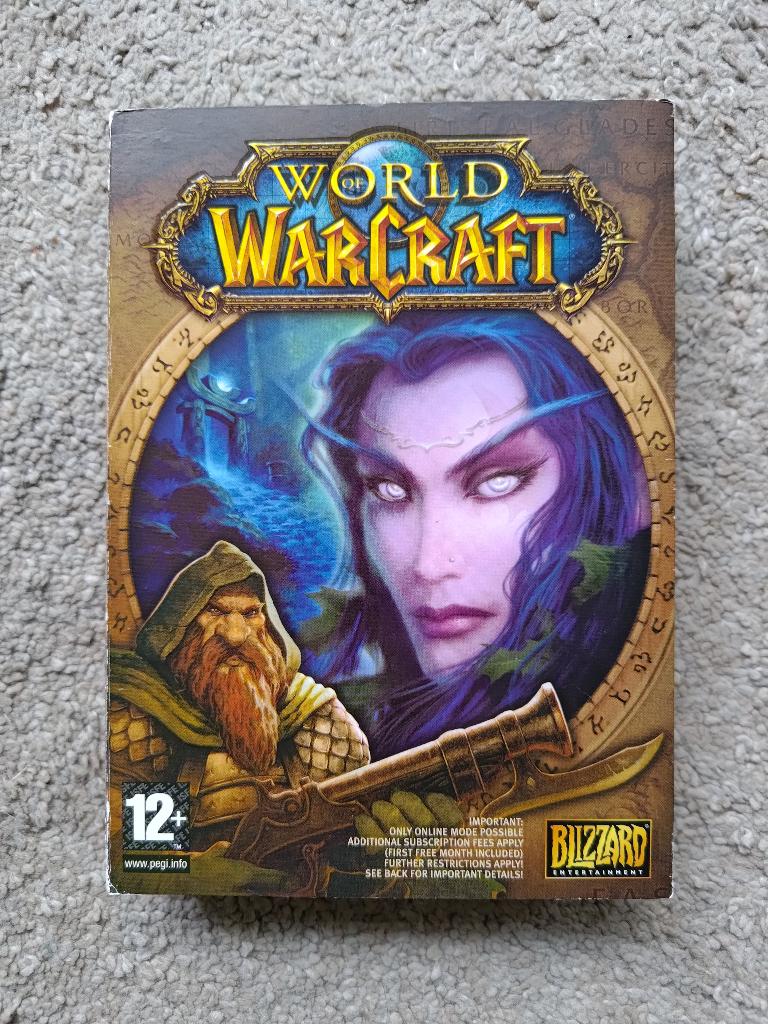 World of Warcraft originele vanilla box (2004) – Engels, Spelcomputers en Games, Games | Pc, Gebruikt, 1 speler, Ophalen of Verzenden