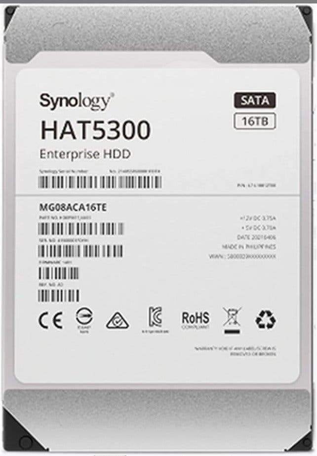 Synology HAT5300-16T 16TB Enterprise NAS HDD – Nieuw, Intern, 16TB, Nieuw, Ophalen of Verzenden