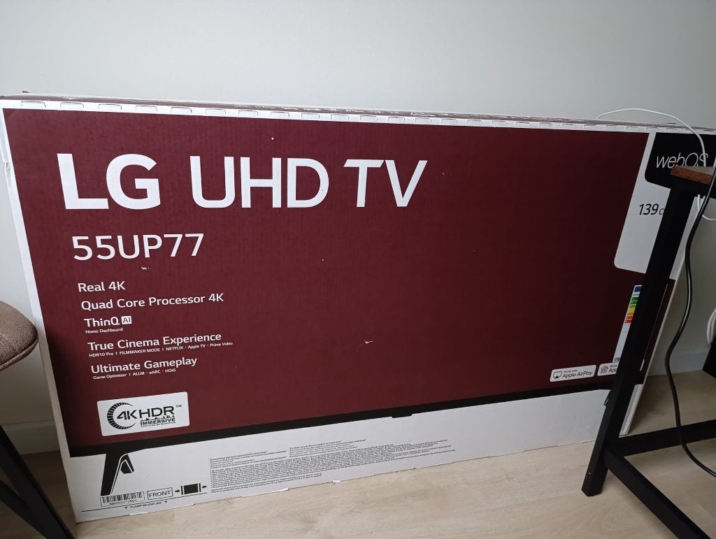 LG 55UP77 4K Smart TV, LED, 50 Hz, Ophalen of Verzenden, Zo goed als nieuw