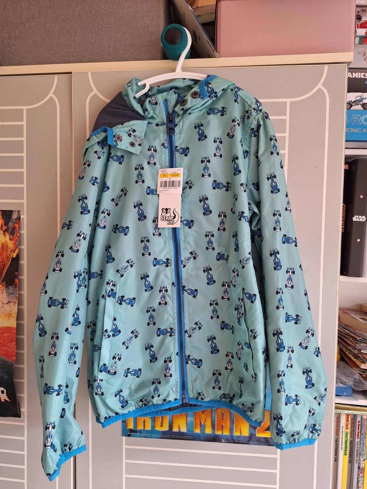 Nieuw! Tussenjas/Regenjas mt 140, Nieuw, Ophalen of Verzenden, Stone kids, Jongen