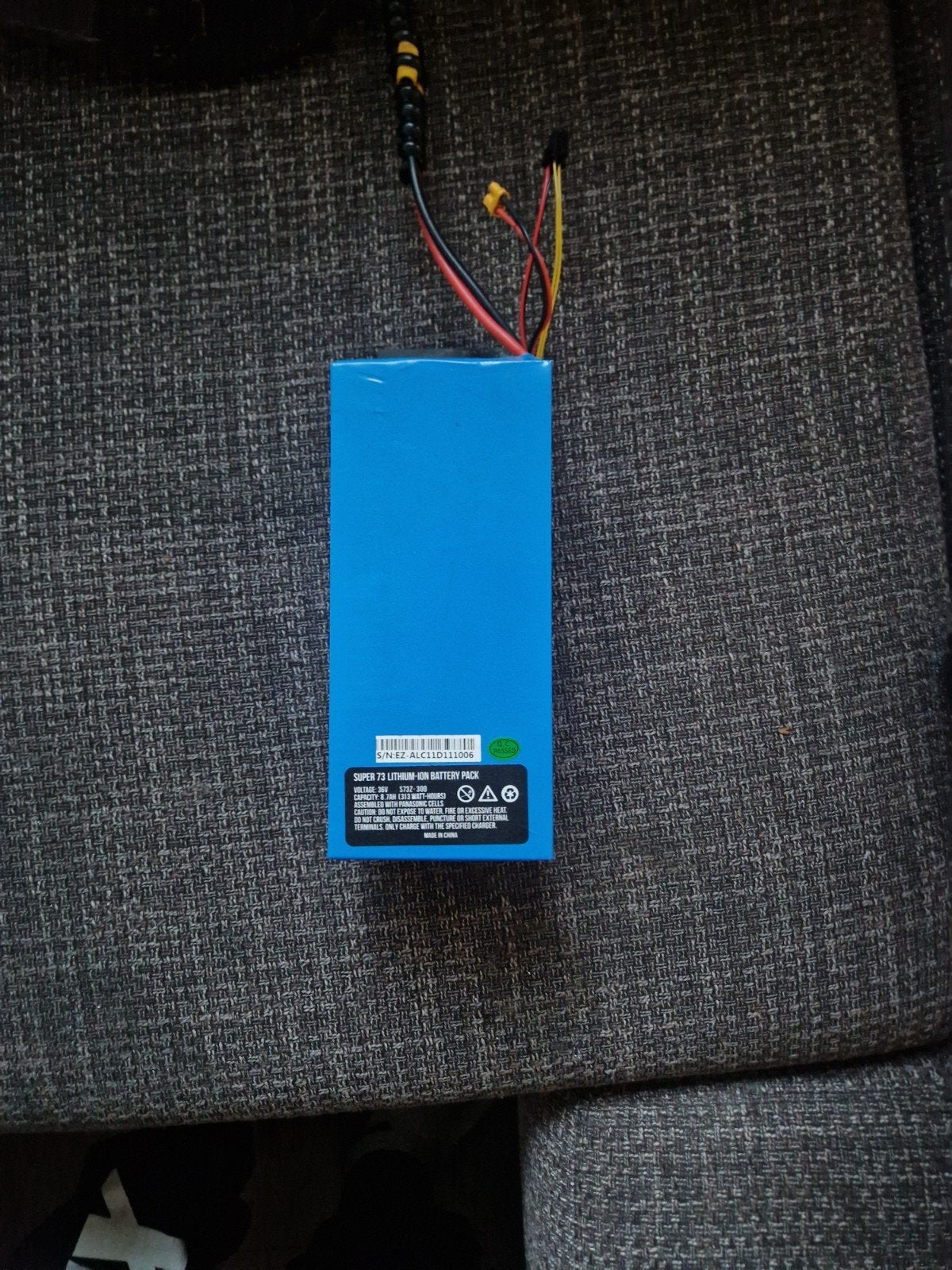 accu super 73 zg, Fietsen en Brommers, Ophalen of Verzenden, Gebruikt, 30 tot 50 km per accu, Overige merken