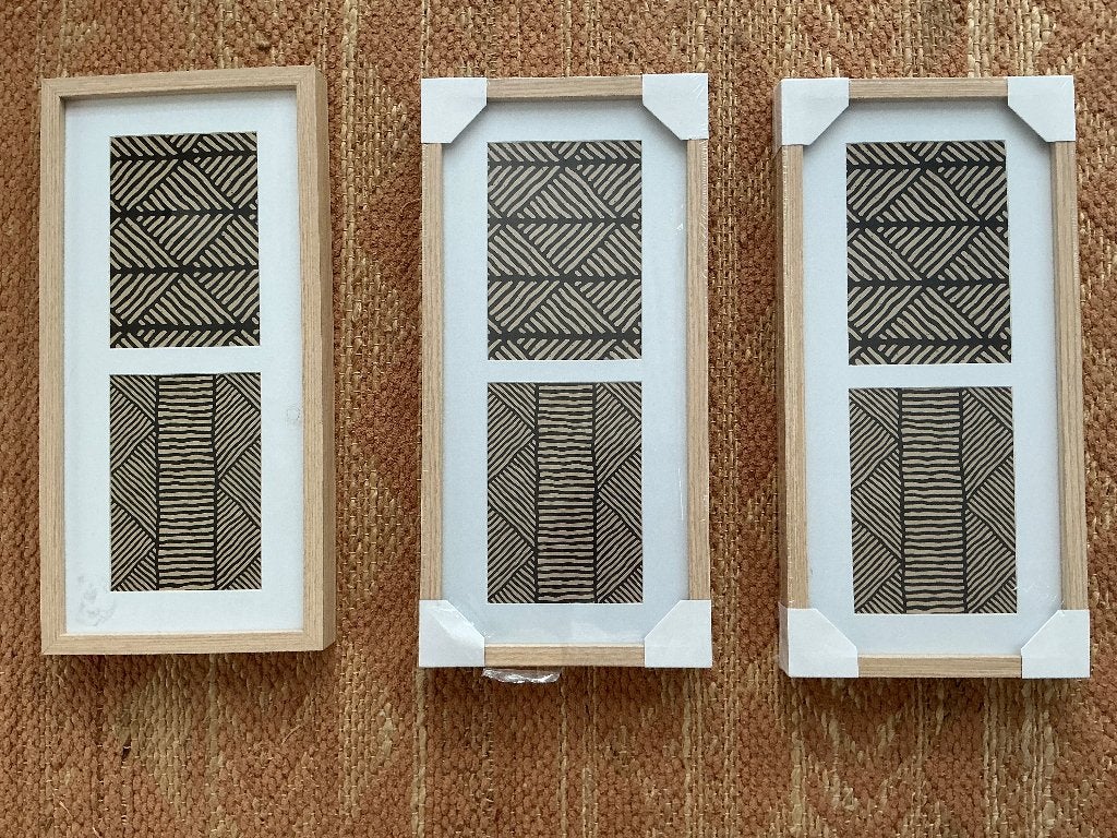3 Nieuwe houten lijsten voor afbeeldingen of foto's, 25 cm, Nieuw, Ophalen of Verzenden, Hout