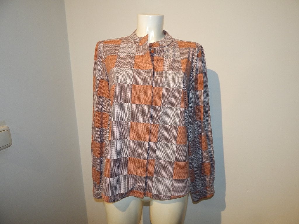 Studio Anneloes iets dikkere travel stof blouse najaar L, Studio Anneloes, Maat 42/44 (L), Zo goed als nieuw, Meerkleurig