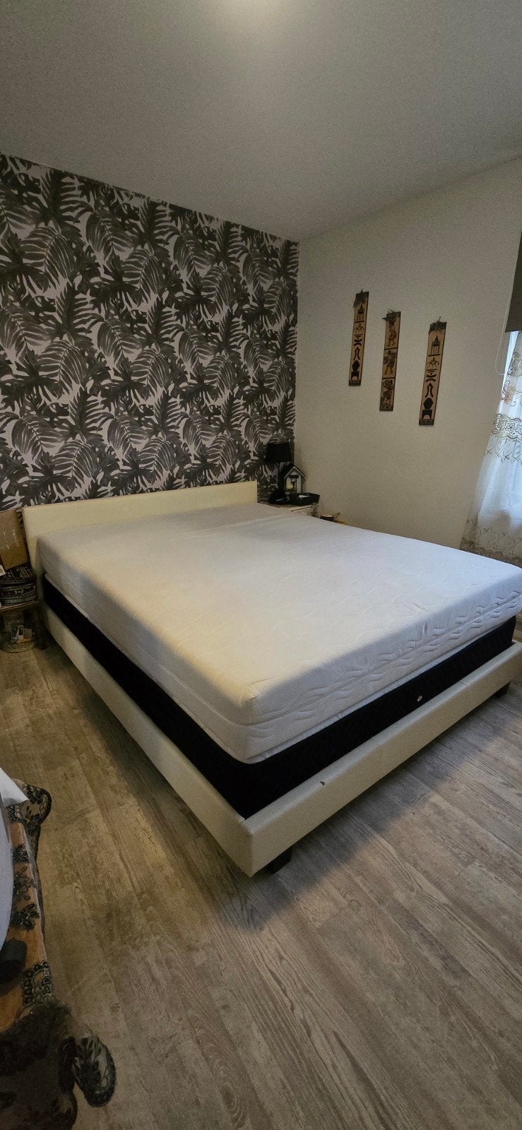 Bed 160 inc lattenbodem en matrassen, Ophalen of Verzenden, Tweepersoons, 160 cm