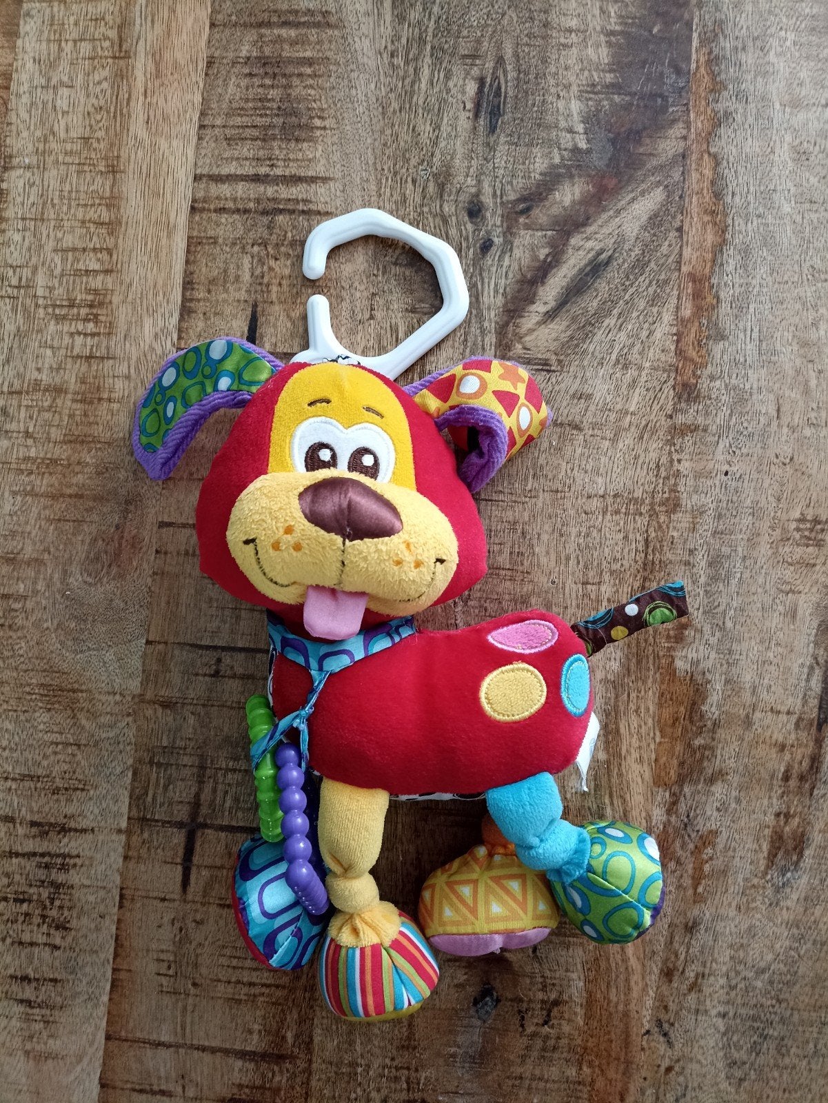 Playgro Hond Mobiel/Rammelaar voor Baby's, Ophalen of Verzenden, Zo goed als nieuw, Mobiel, Met geluid