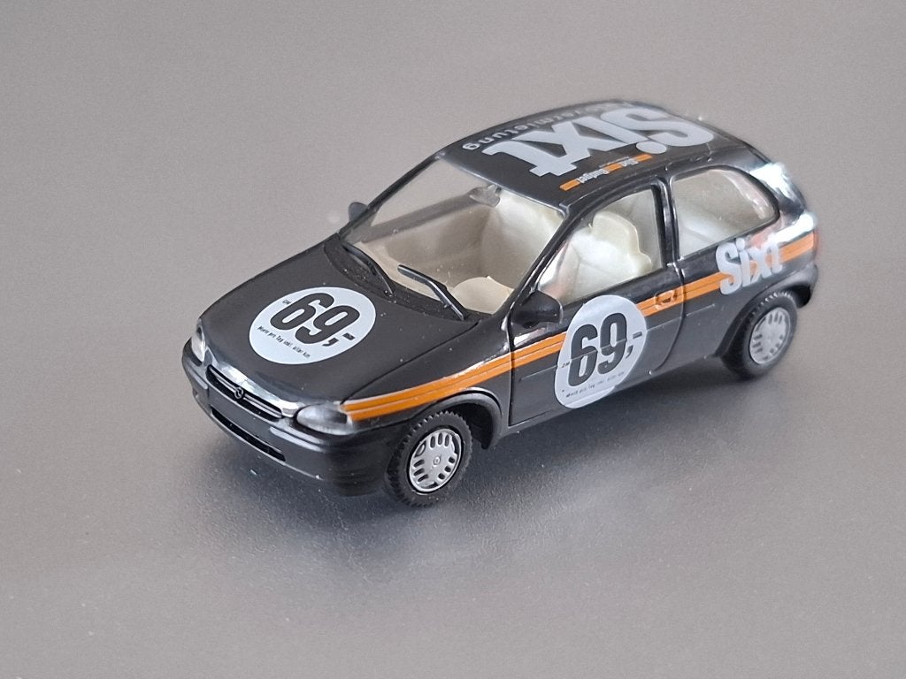 1:87 Opel Corsa B Sixt Herpa € 4,5, Hobby en Vrije tijd, Verzenden, Zo goed als nieuw, Auto, Herpa