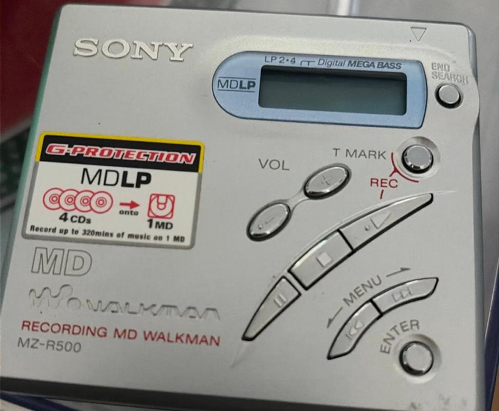 Sony portable minidisc, Ophalen of Verzenden