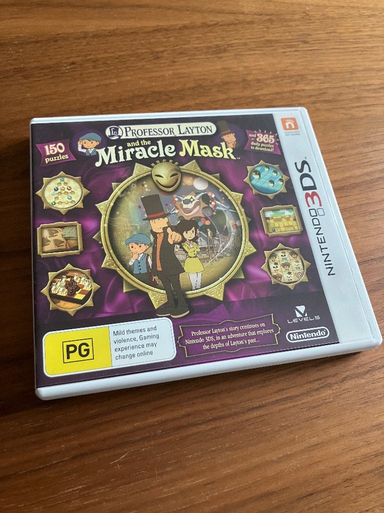Professor Layton and the Miracle Mask Nintendo 3DS - Nieuw!, Spelcomputers en Games, Games | Nintendo 2DS en 3DS, Ophalen, Puzzel en Educatief