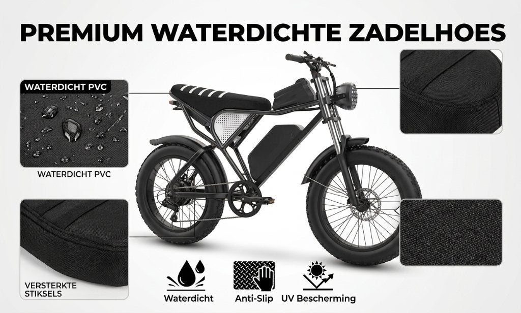 Luxe Waterdichte Zadelhoes voor Fatbike & E-Bike (Div varia), Ophalen of Verzenden, Nieuw, Overige merken