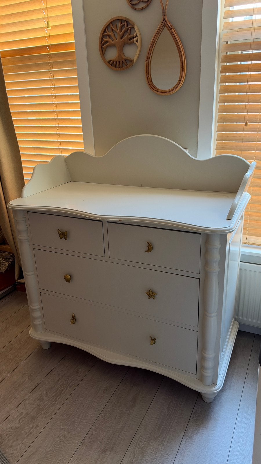 Brocante commode / ladekast, Ophalen, Gebruikt, 50 tot 70 cm, 100 cm of meer