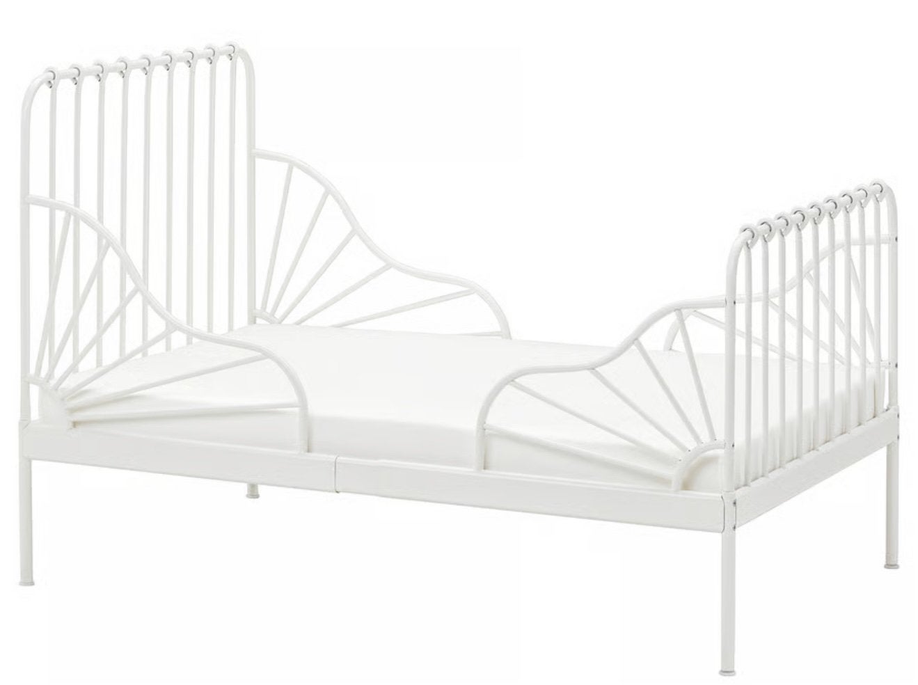 Kinder meegroei bed 80 x 200 cm, Ophalen, 70 tot 85 cm, Zo goed als nieuw, Matras