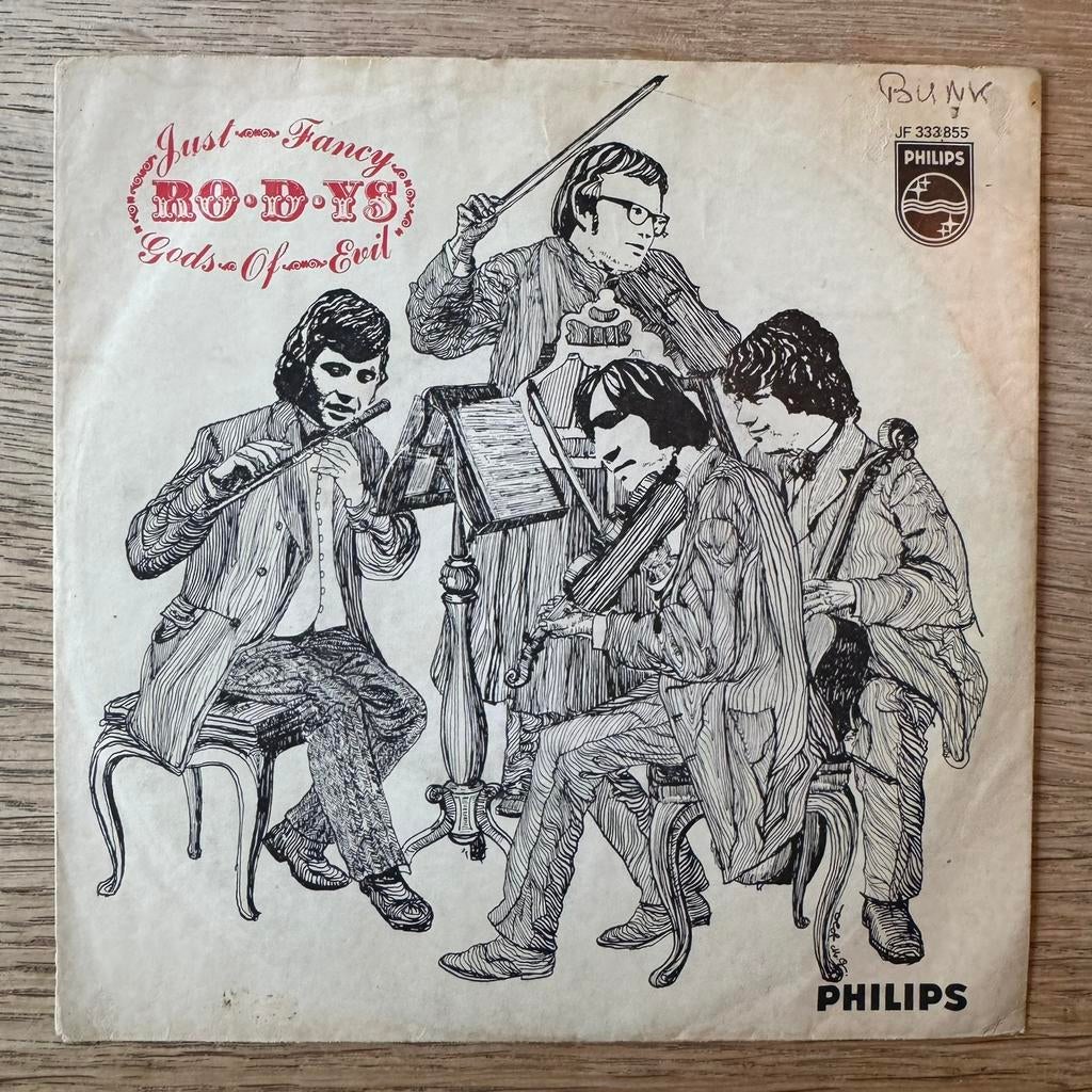 Ro-D-Ys Just Fancy 7” vinyl single 1967 Holland Garage Rock, Gebruikt, 7 inch, Single, Rock en Metal