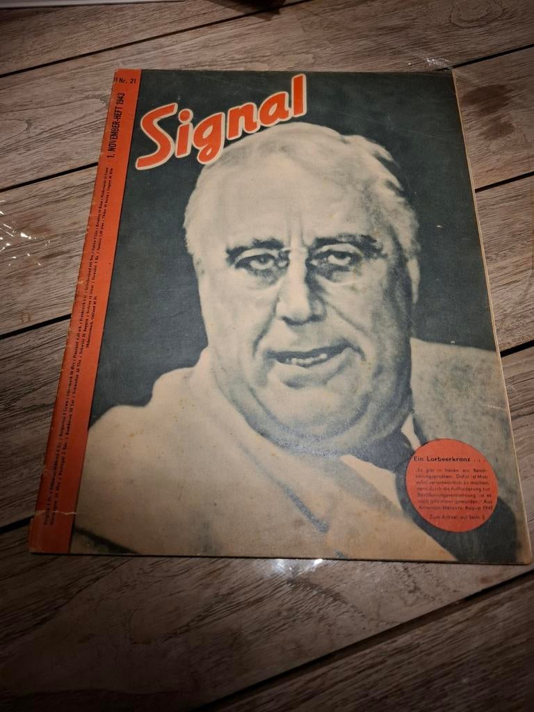 Signal november 1943, Boeken, Oorlog en Militair, Ophalen of Verzenden, Gelezen