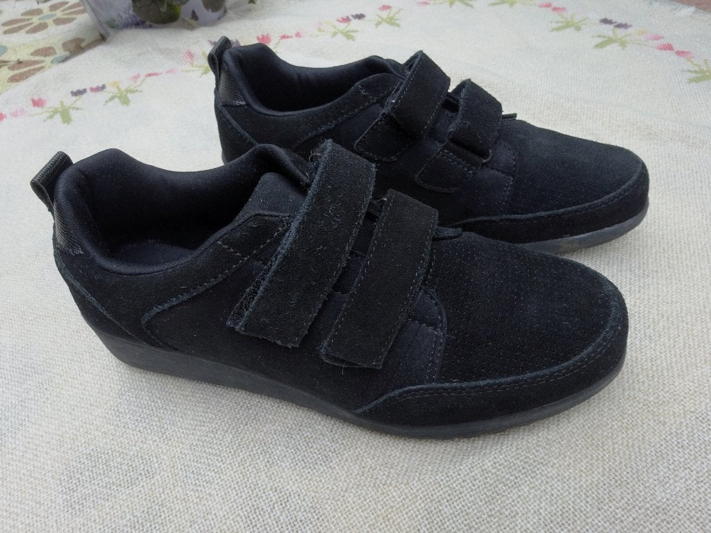 Maat 40 * Zwart suede Walkx Comfort Schoenen, Walkx, Zwart, Ophalen of Verzenden, Sneakers of Gympen