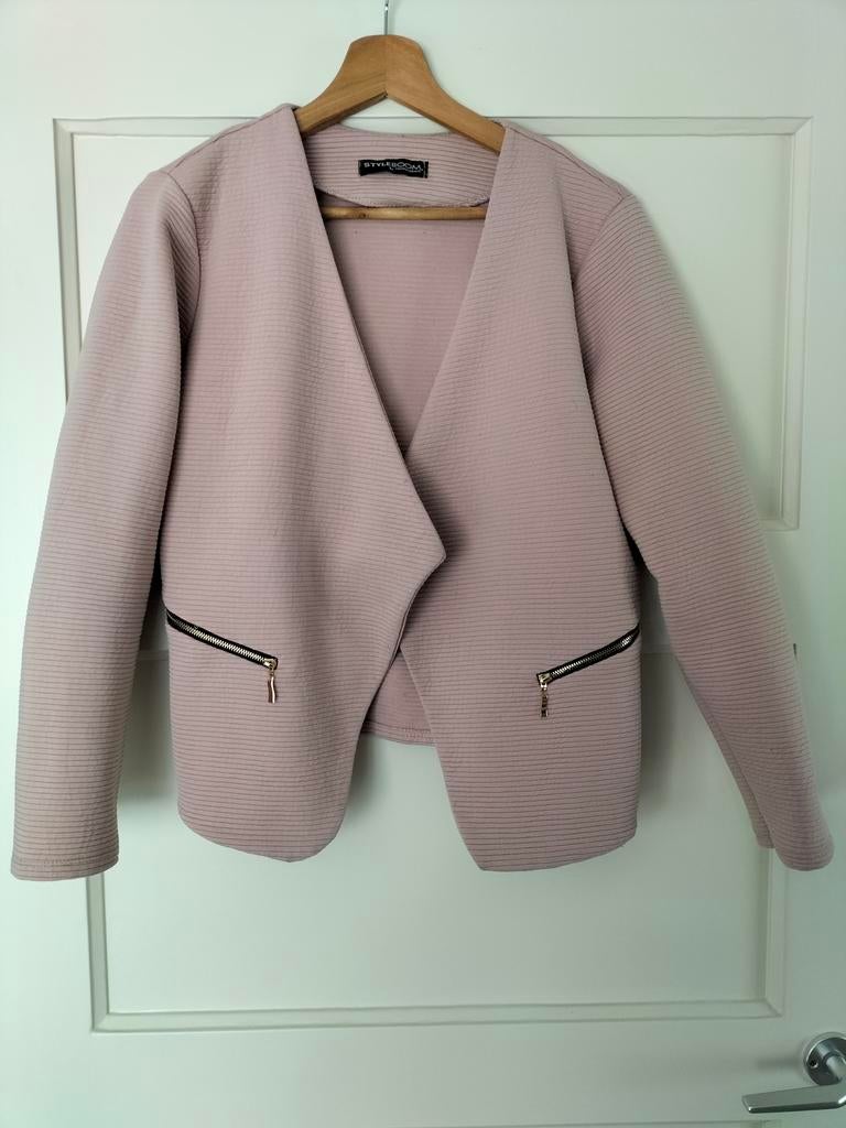 Mooi jasje oud roze maat L, Ophalen of Verzenden, Zo goed als nieuw, Maat 38/40 (M), Roze
