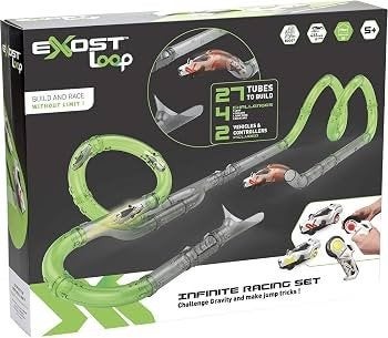 Giga Exost Tube Racing Set met 4 auto's en controllers, Ophalen