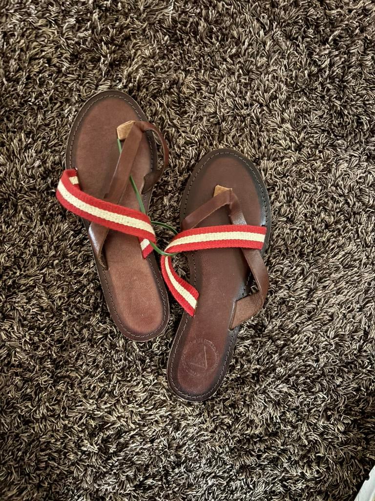 Gaastra leren slippers mt 36/37 nieuw., Kleding | Dames, Schoenen, Slippers, Gaastra, Bruin, Nieuw