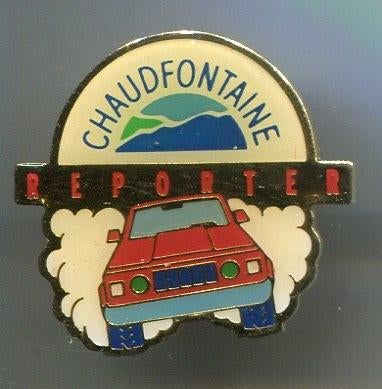 Chaudfontaine reporter auto PIN ( BLAD7_731 ), Verzenden, Nieuw, Transport, Speldje of Pin