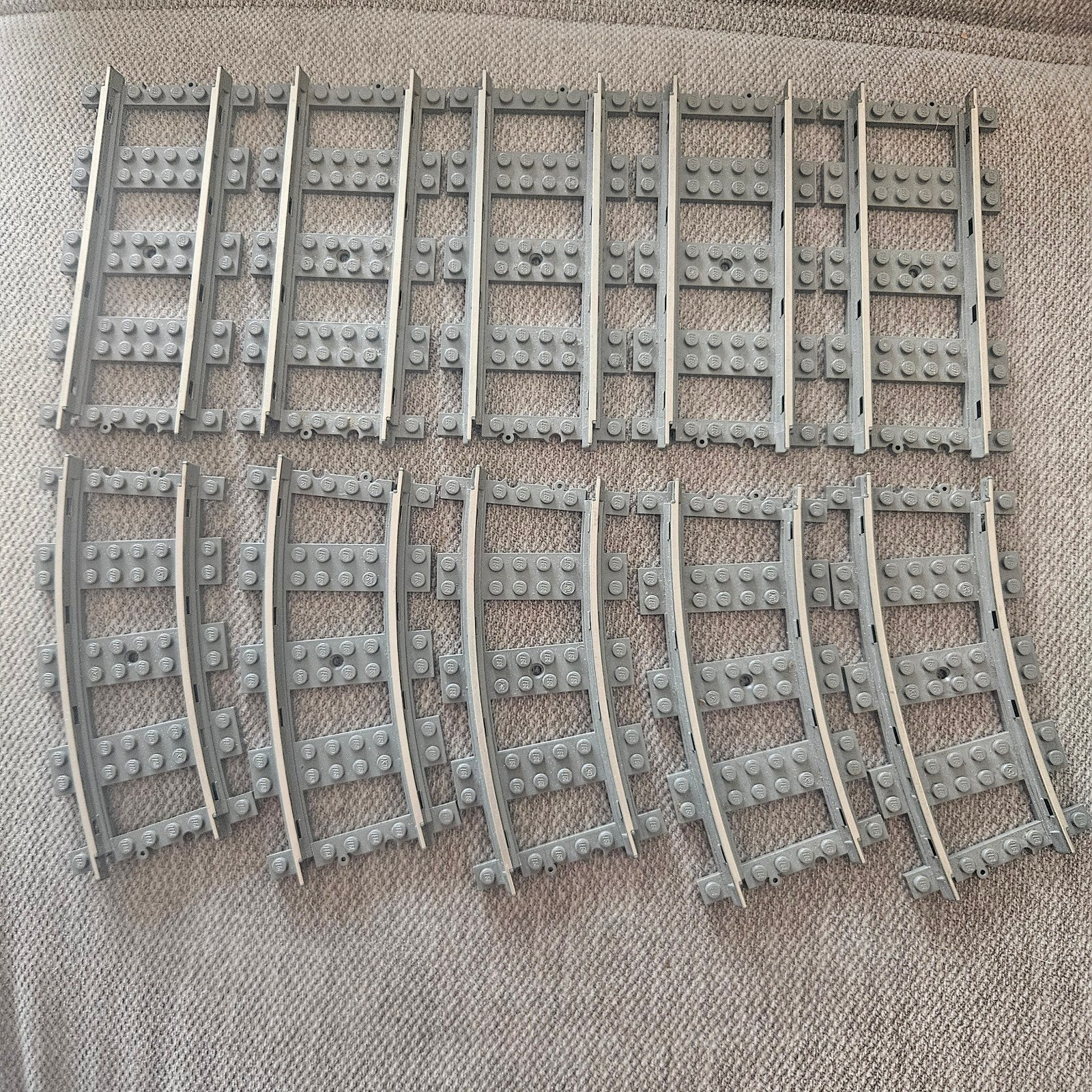 Set Lego 9v rails, Ophalen of Verzenden, Gebruikt