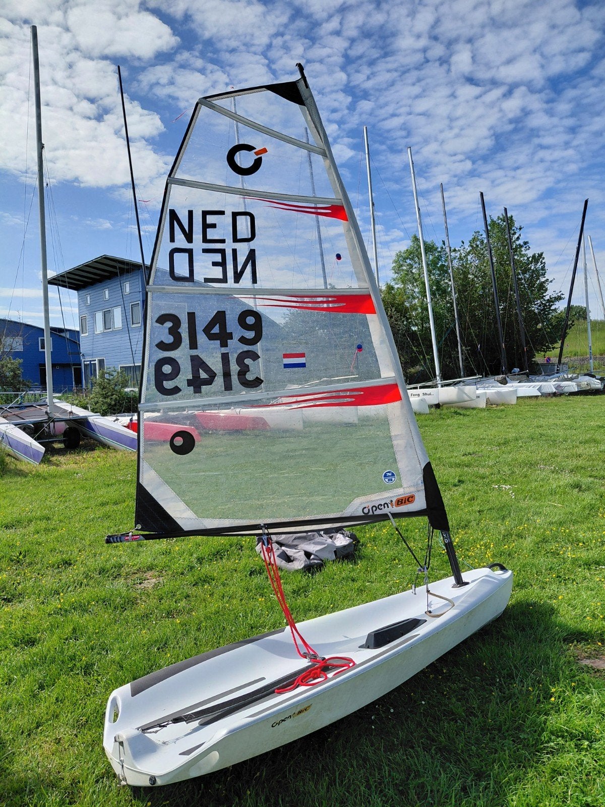 Open Bic Super One Zeilboot - Sportief en Draagbaar, Watersport en Boten, Open zeilboten, Zo goed als nieuw, Overige merken, Overige typen