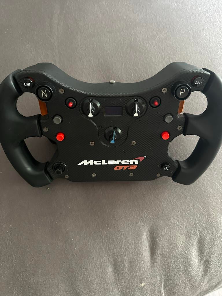 Fanatec CSL Elite McLaren GT3 V2 racestuur voor PC en PS5, Computers en Software, Ophalen of Verzenden, Zo goed als nieuw